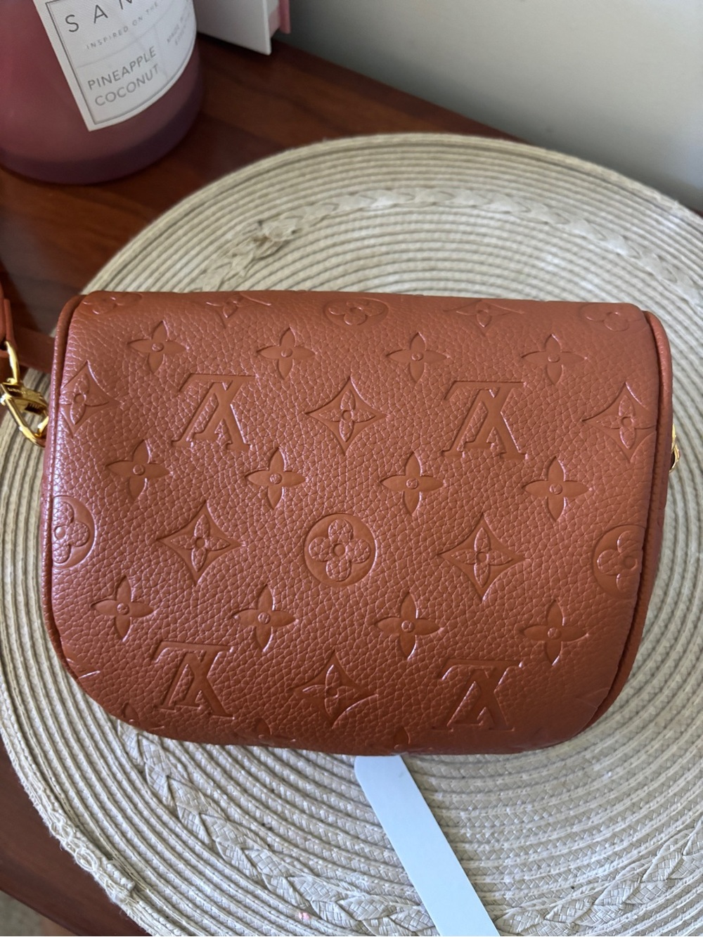 Embossed Monogram Mini Bag - Picture 4 of 7